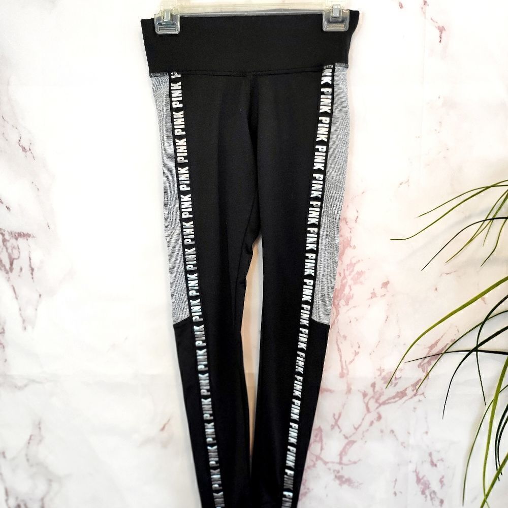 Pink Victoria's Secret cozy fleece lined leggings